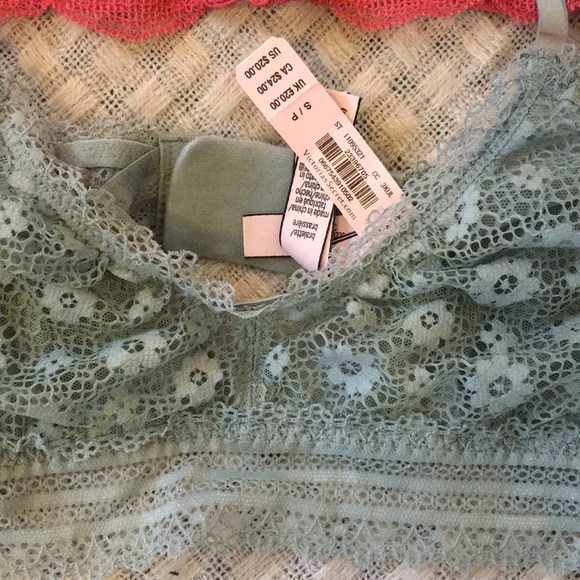 Victoria’s Secret bralette, S green/grey - Picture 3 of 5